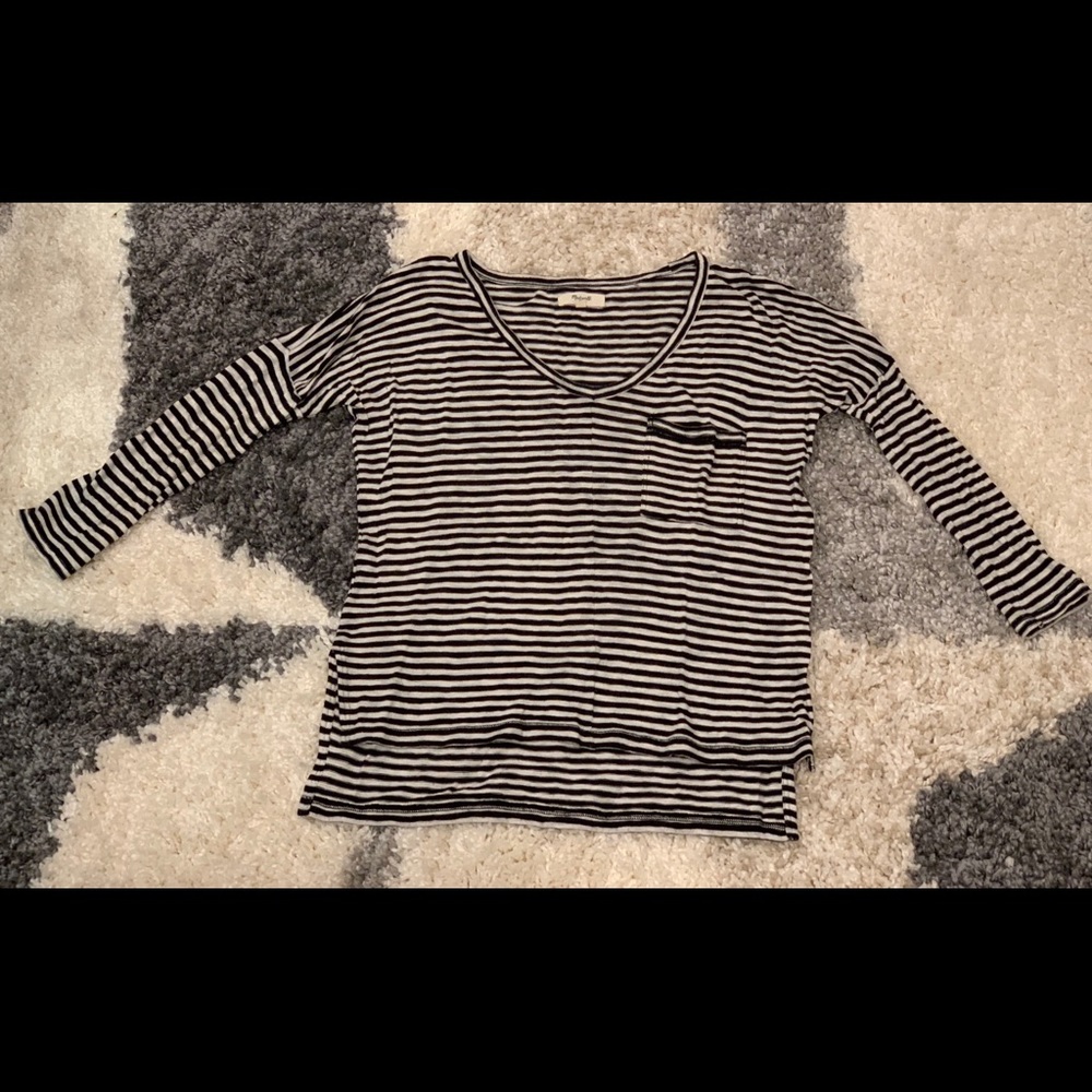 Madewell 100% Cotton stripped shirt